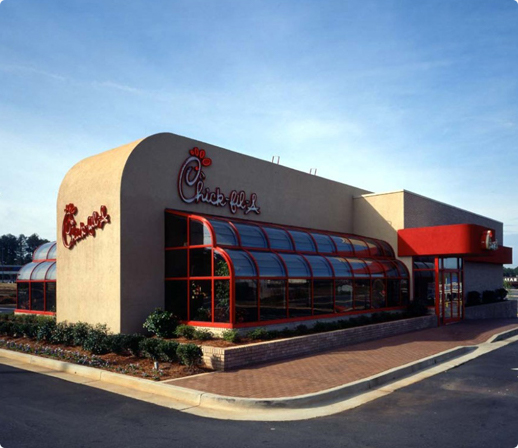 Image of the first Chick-fil-A restaurant