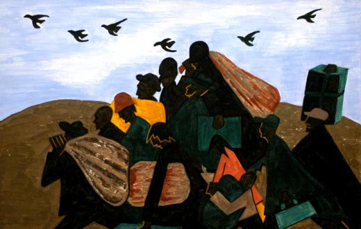 Panel 3, from Jacob Lawrence’s Migration Series