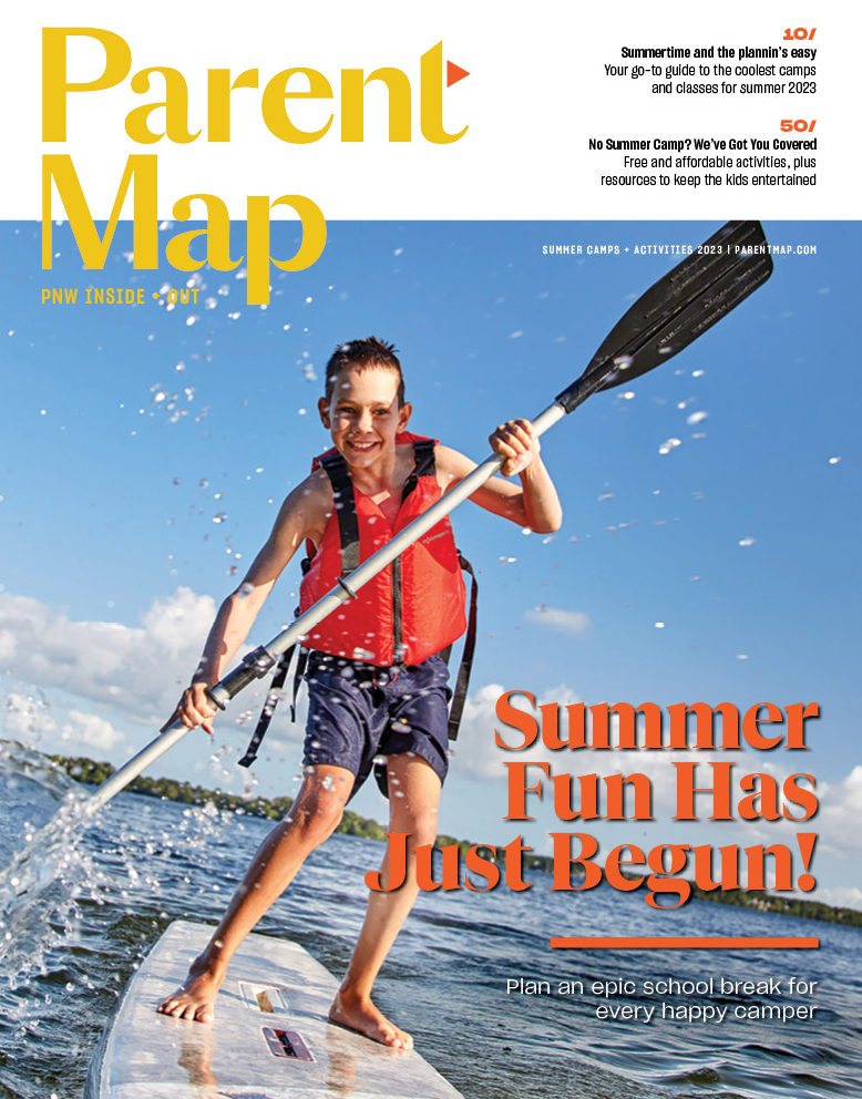 Cover of the 2023 ParentMap Summer Camps + Activities annual guide