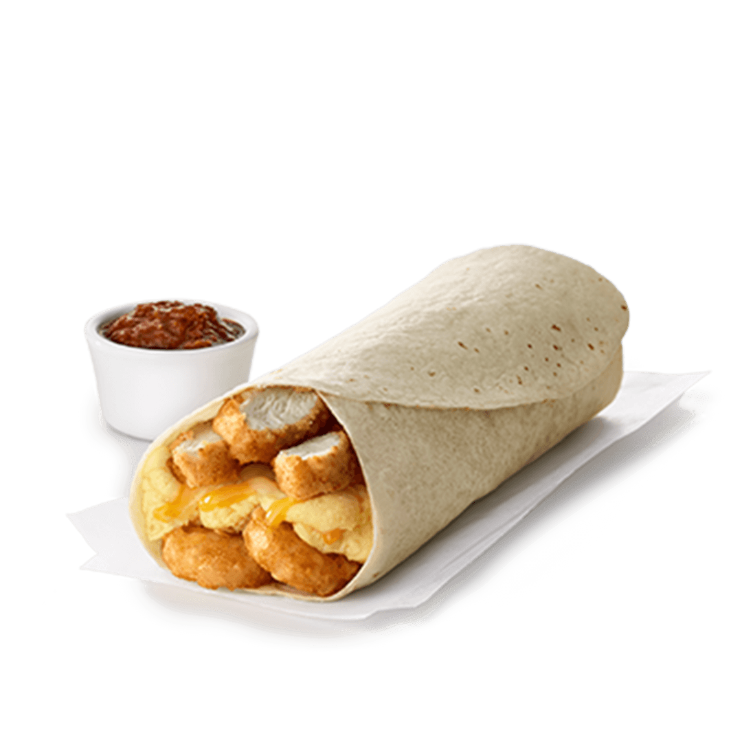 Hash Brown Scramble Burrito w/ Nuggets